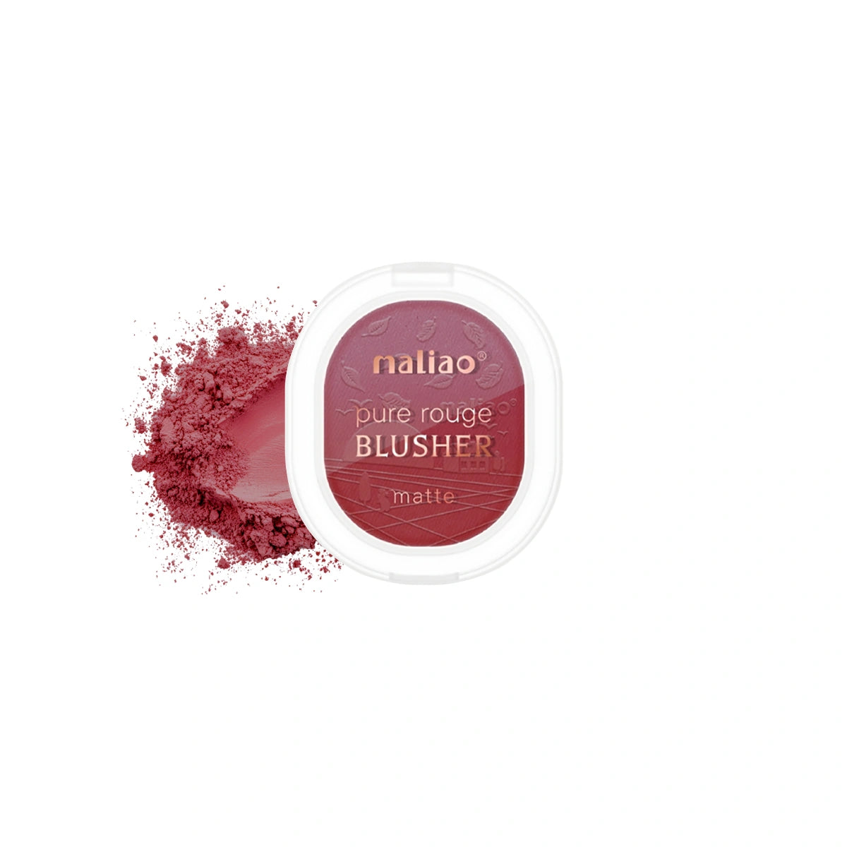 Maliao Pure Rouge Matte Blush - Natural for Radiant Cheeks